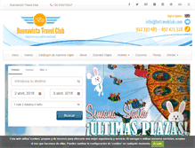 Tablet Screenshot of bvtravelclub.com
